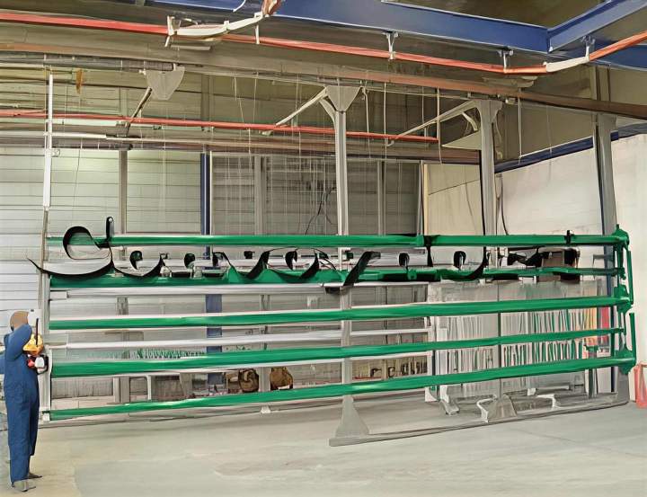 Manual overhead monorail conveyor