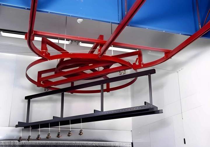 Overhead transfer beam installation France