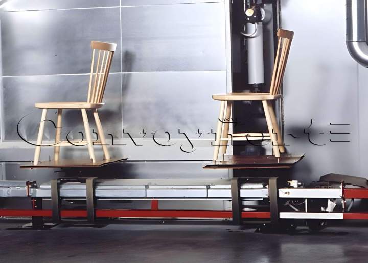 Overhead monorail chain conveyor