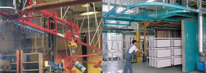 Traveling transfer beam