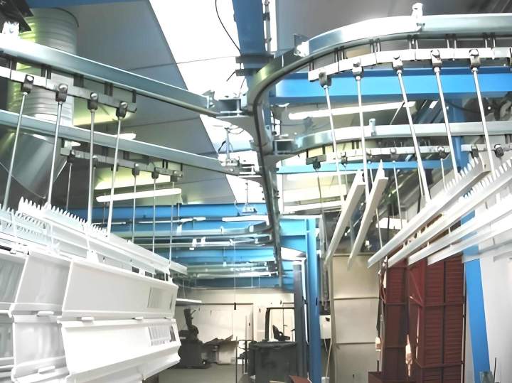 Automated overhead beam installation France