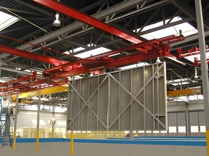 Transfer crane beam setup France